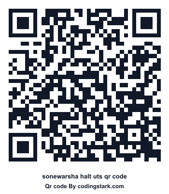 Sonewarsha Halt UTS QR Code