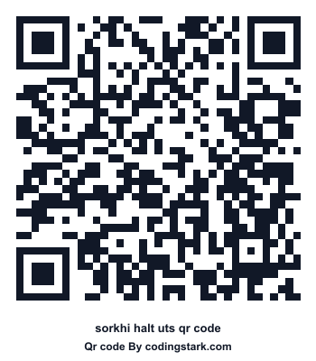 Sorkhi Halt UTS QR Code