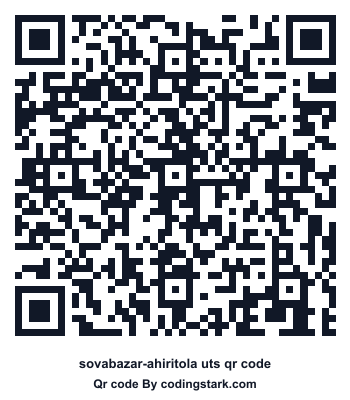 Sovabazar-ahiritola UTS QR Code