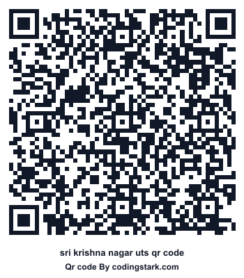 Sri Krishna Nagar UTS QR Code