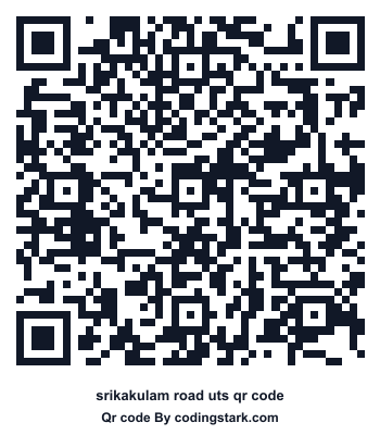 Srikakulam Road UTS QR Code