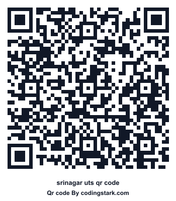Srinagar UTS QR Code