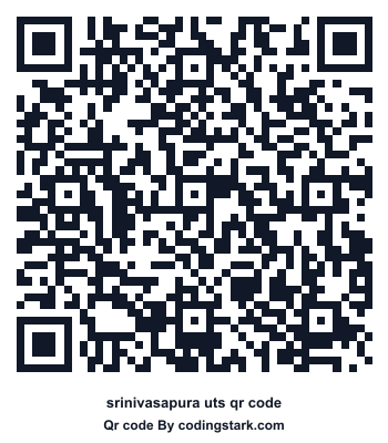 Srinivasapura UTS QR Code