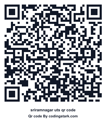 Sriramnagar UTS QR Code