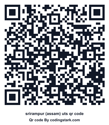 Srirampur (assam) UTS QR Code
