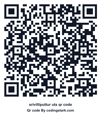 Srivilliputtur UTS QR Code