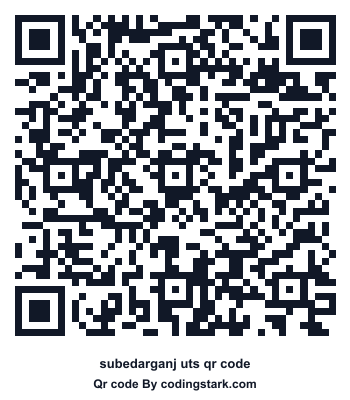 Subedarganj UTS QR Code