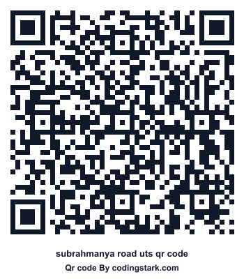 Subrahmanya Road UTS QR Code