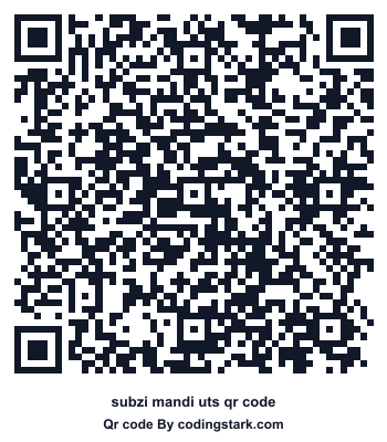 Subzi Mandi UTS QR Code