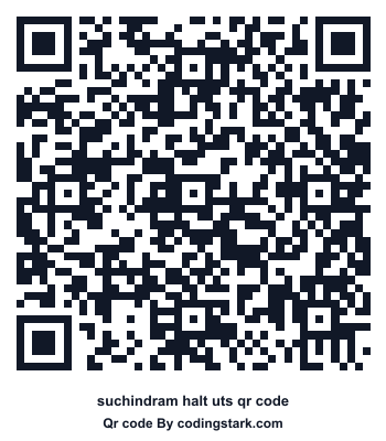 Suchindram Halt UTS QR Code