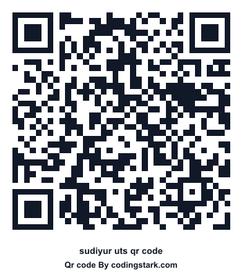 Sudiyur UTS QR Code