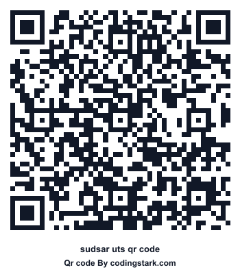 Sudsar UTS QR Code