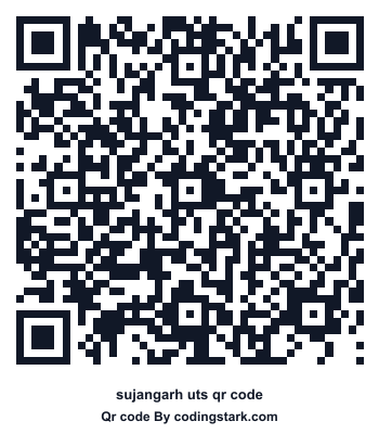 Sujangarh UTS QR Code