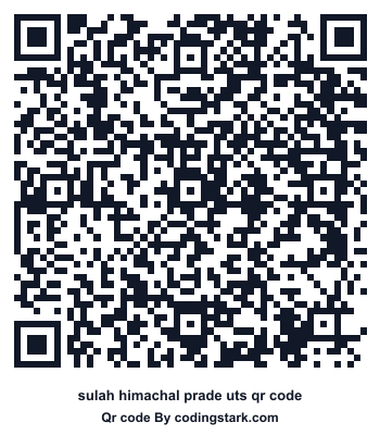 Sulah Himachal Prade UTS QR Code