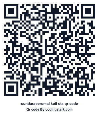 Sundaraperumal Koil UTS QR Code