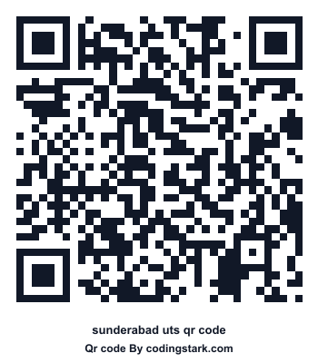 Sunderabad UTS QR Code