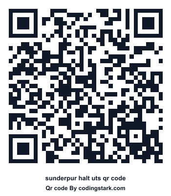 Sunderpur Halt UTS QR Code