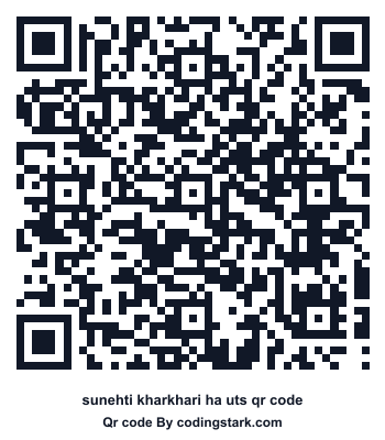 Sunehti Kharkhari Ha UTS QR Code