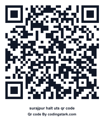 Surajpur Halt UTS QR Code
