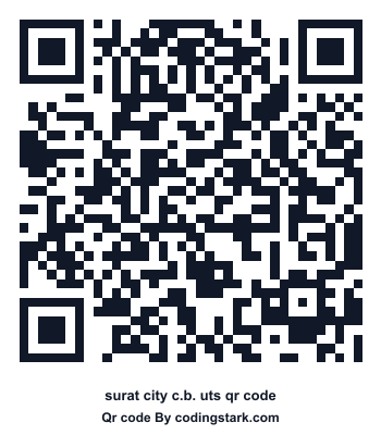 Surat City C.b. UTS QR Code