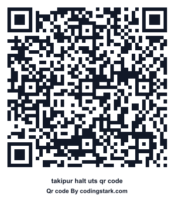 Takipur Halt UTS QR Code