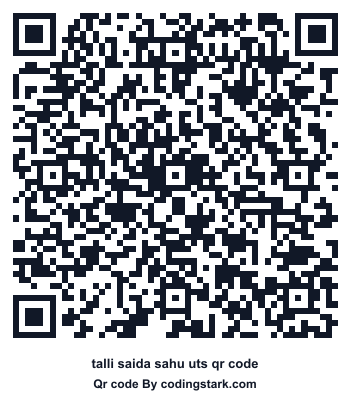 Talli Saida Sahu UTS QR Code