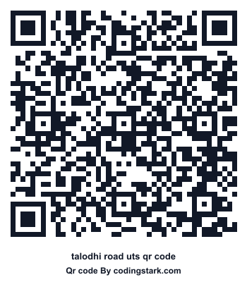 Talodhi Road UTS QR Code