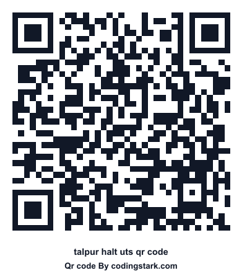 Talpur Halt UTS QR Code