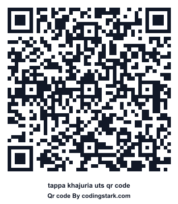 Tappa Khajuria UTS QR Code