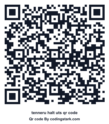 Tenneru Halt UTS QR Code