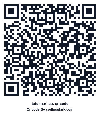 Tetulmari UTS QR Code