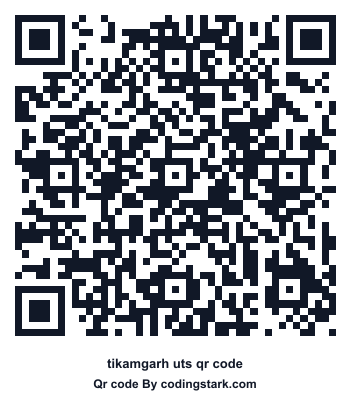 Tikamgarh UTS QR Code