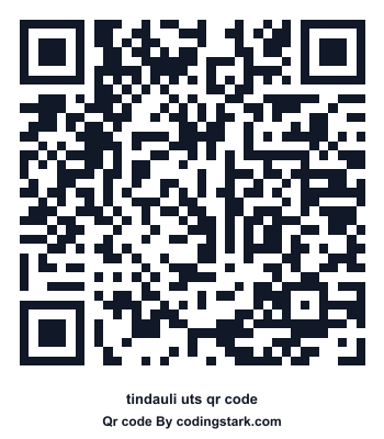 Tindauli UTS QR Code