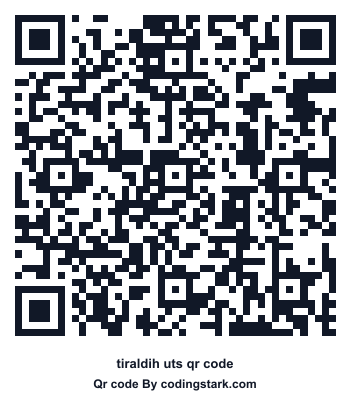 Tiraldih UTS QR Code