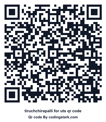 Tiruchchirapalli For UTS QR Code