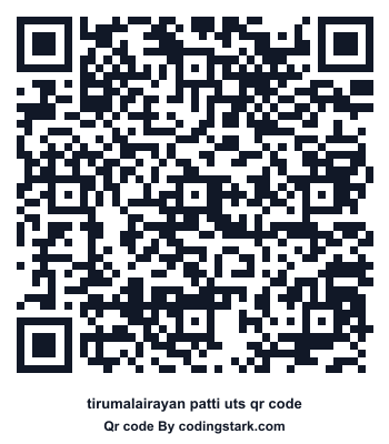 Tirumalairayan Patti UTS QR Code