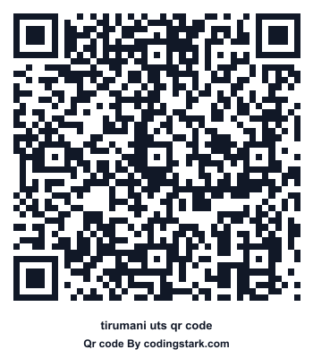 Tirumani UTS QR Code