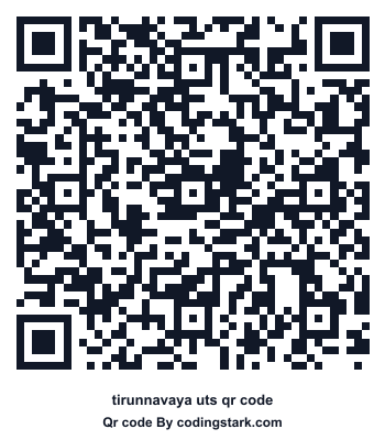 Tirunnavaya UTS QR Code