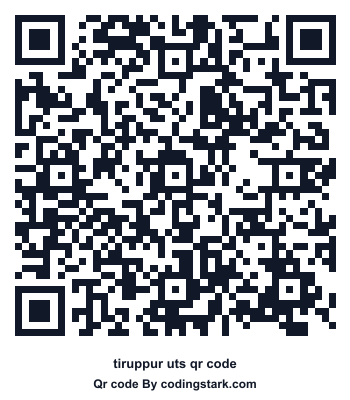 Tiruppur UTS QR Code