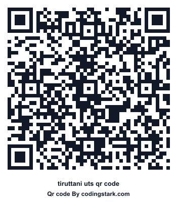 Tiruttani UTS QR Code