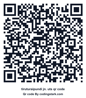 Tiruturaipundi Jn. UTS QR Code
