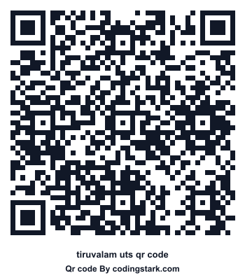 Tiruvalam UTS QR Code
