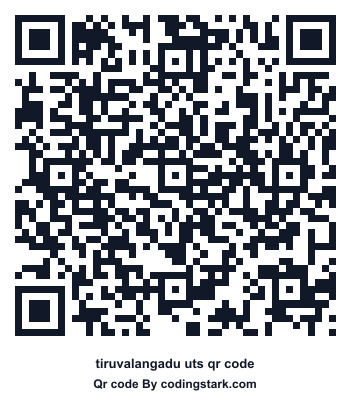 Tiruvalangadu UTS QR Code
