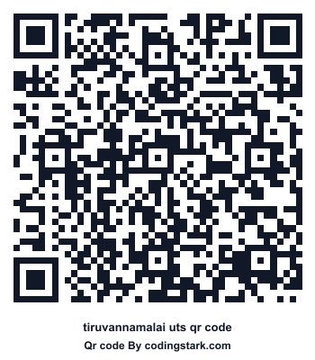 Tiruvannamalai UTS QR Code