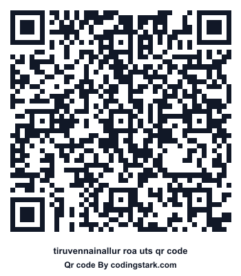 Tiruvennainallur Roa UTS QR Code