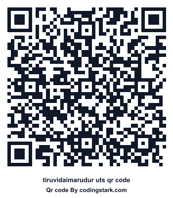 Tiruvidaimarudur UTS QR Code