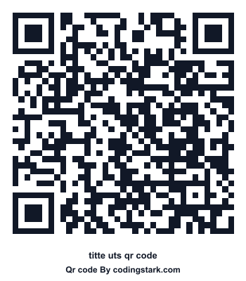 Titte UTS QR Code