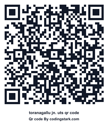 Toranagallu Jn. UTS QR Code