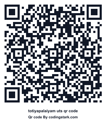 Totiyapalaiyam UTS QR Code