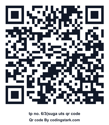 Tp No. 6/3(suga UTS QR Code